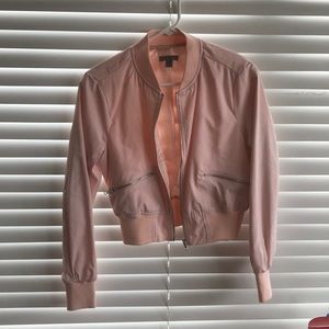 Light Pink Bomber Jacket